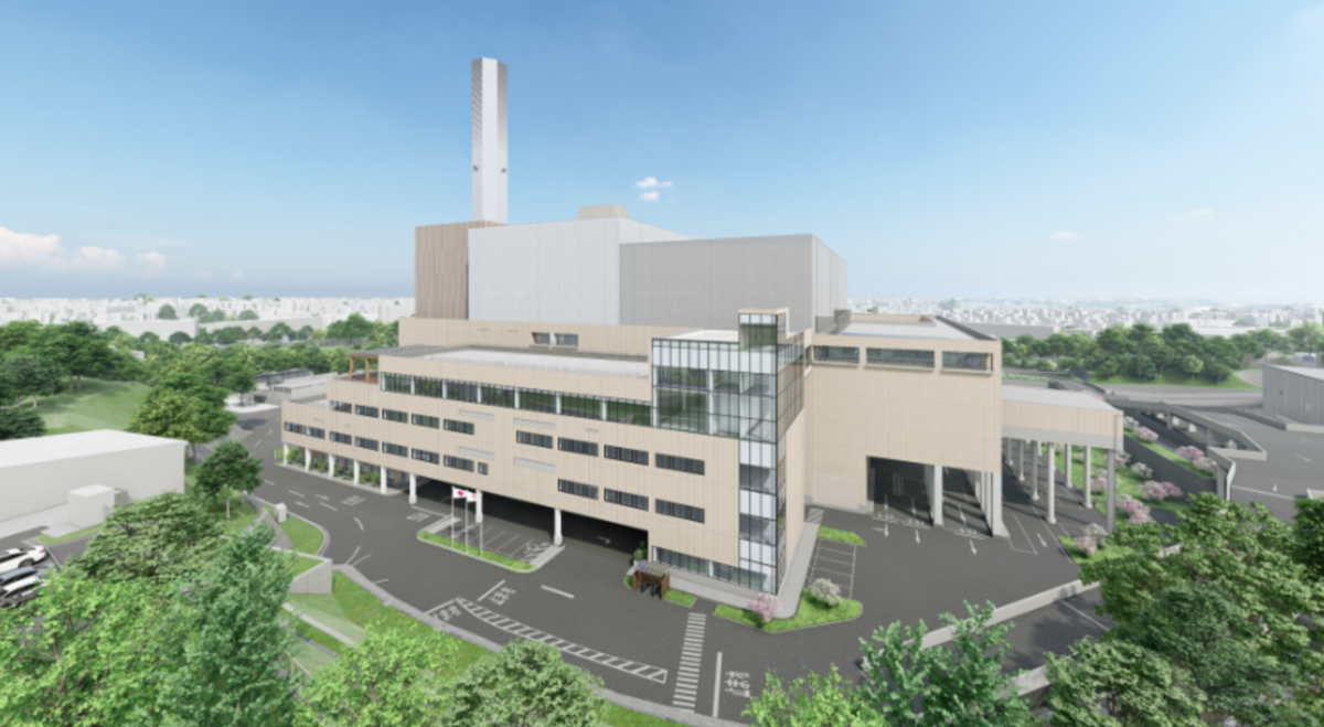 The proposed new WtE facility at Yokohama will be able to process over 1,000 tonnes of waste per day
