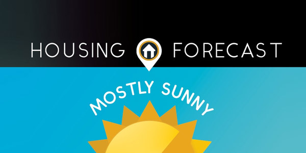 housing forecast mostly sunny infographic
