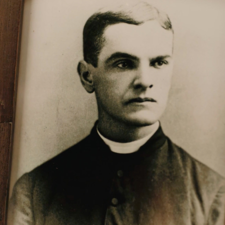 Photo from a documentary exploring the life, legacy, and current impact of Father McGivney.