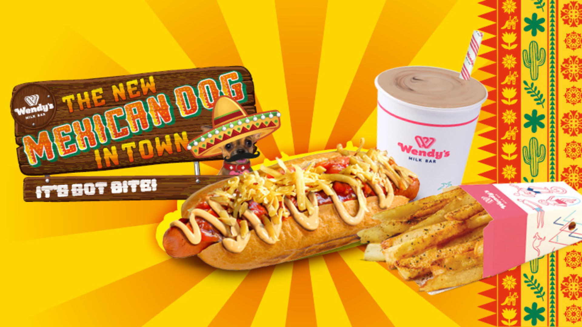 Images of Wendy's Milkbars new mexican chili range
