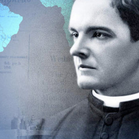 DVD cover of the "Witness to the World" documentary of Father Michael McGivney.