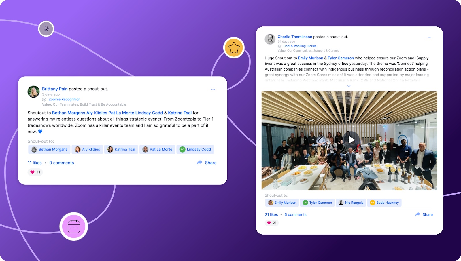 Zoom on Zoom：我們如何與 Workvivo 建立連結並宣揚共同的願景